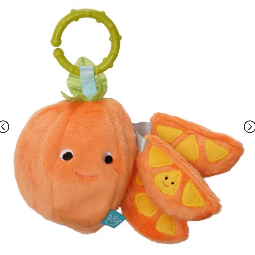 Manhattan Toy Company Plush Orange Stroller Attachment